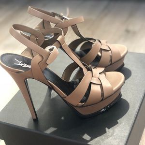YSL Tribute Sandal heels
